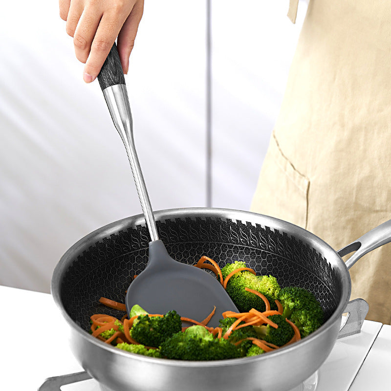 Silicone & Steel Spatula Set