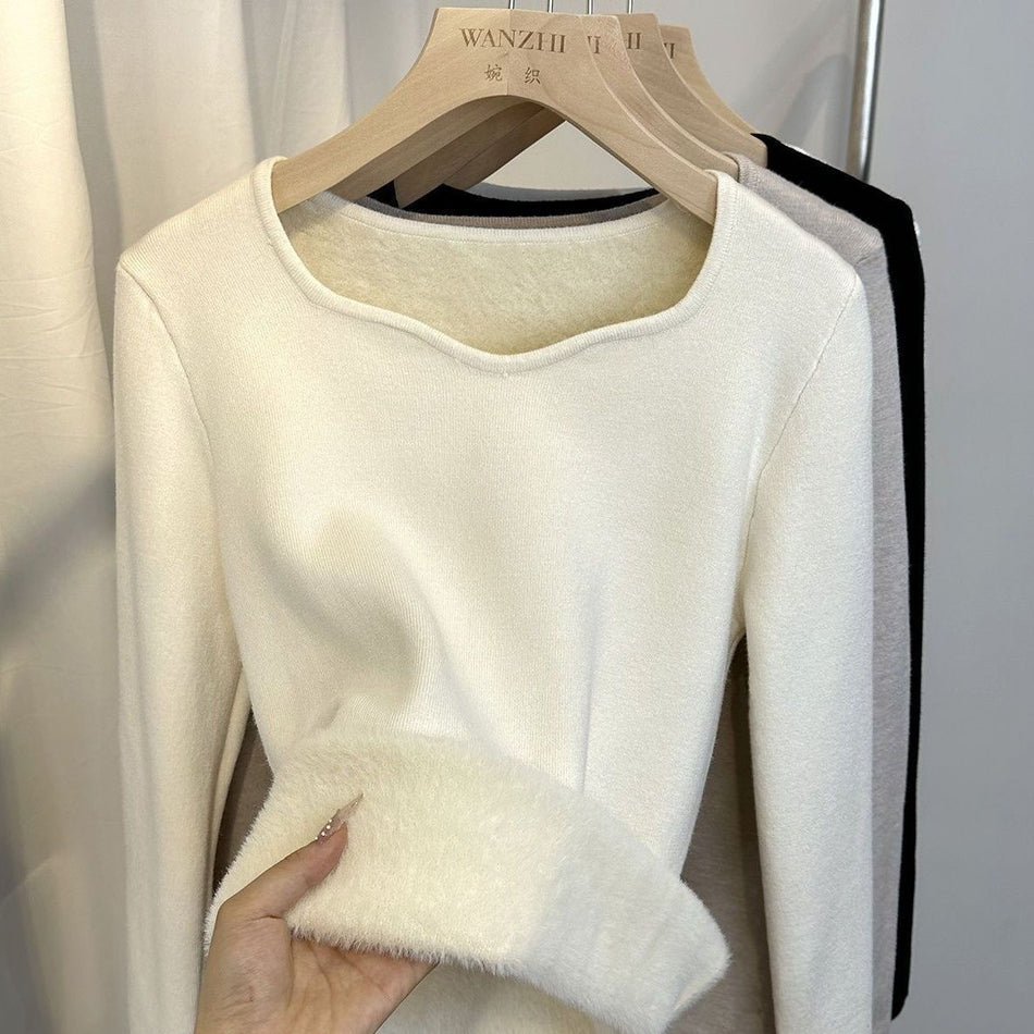 Fleece-Lined Thickened Winter Base Shirt – Women’s 2026