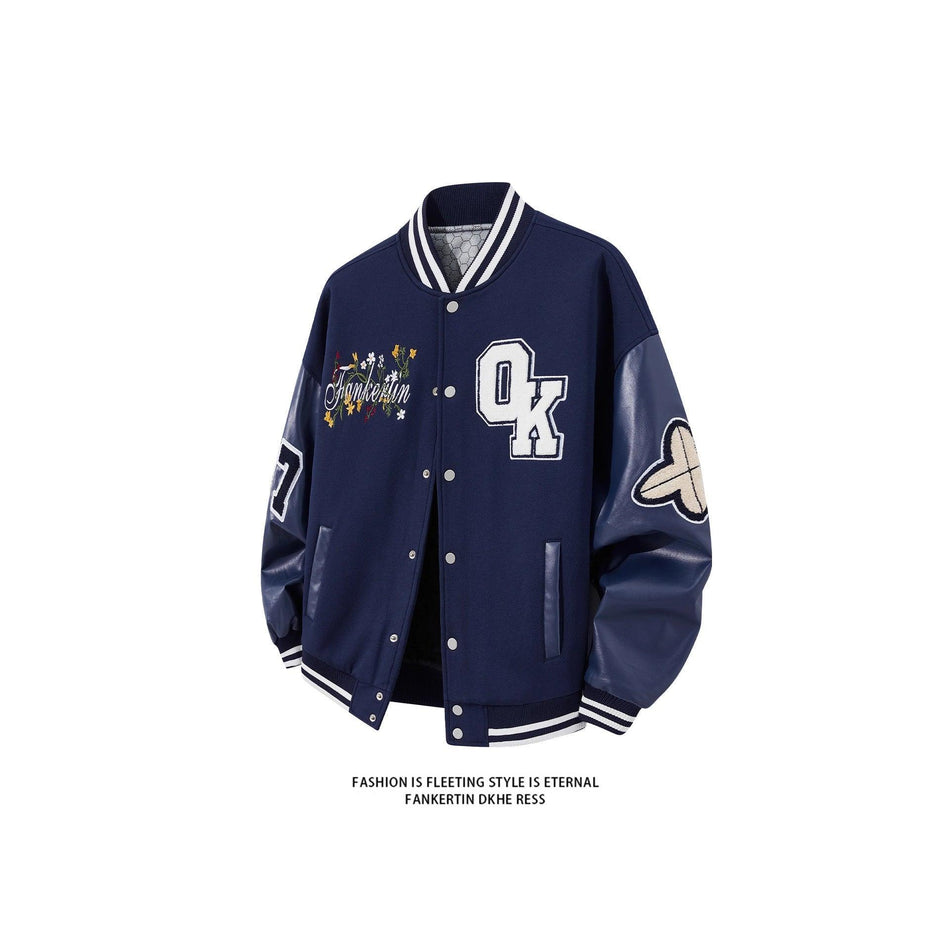 Men’s Spring Autumn Graphene Baseball Stand Collar Jacket