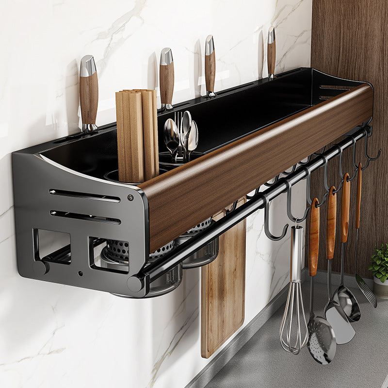 INSTOCK-Wall-Mounted Kitchen Rack with Knife & Spice Holder