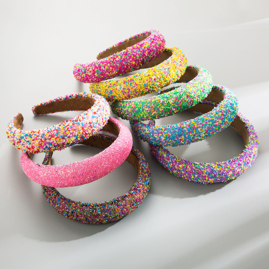 Sponge Wide-Brim Fashion Headband