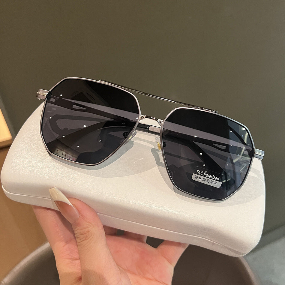 2026 Trendy Polarized Sunglasses for Men Large Faces