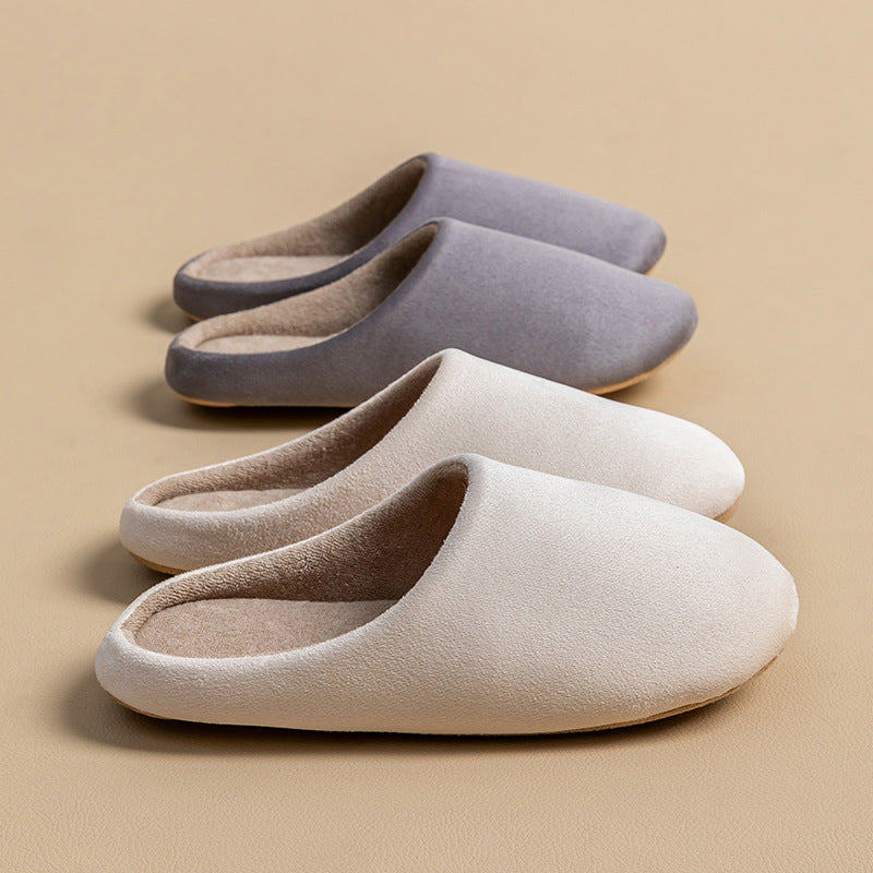 Women’s & Men’s Cotton Slippers 2025 Soft Non-Slip Warm Home