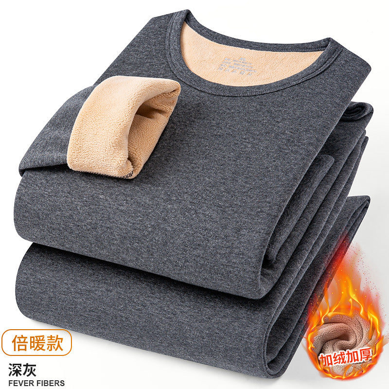 Men’s Super Thick Cotton Fleece Thermal Suit