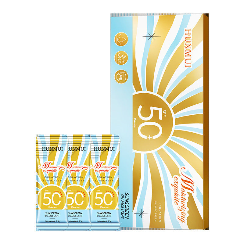 Han Lun Meiyu SPF50 PA+++ Sunscreen Sachet 30 Pack Face Body Care