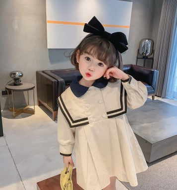 Girls Preppy Jacket Skirt Set Korean Style Autumn – Spring Autumn Kids Fashion Nepal | Tudoholic