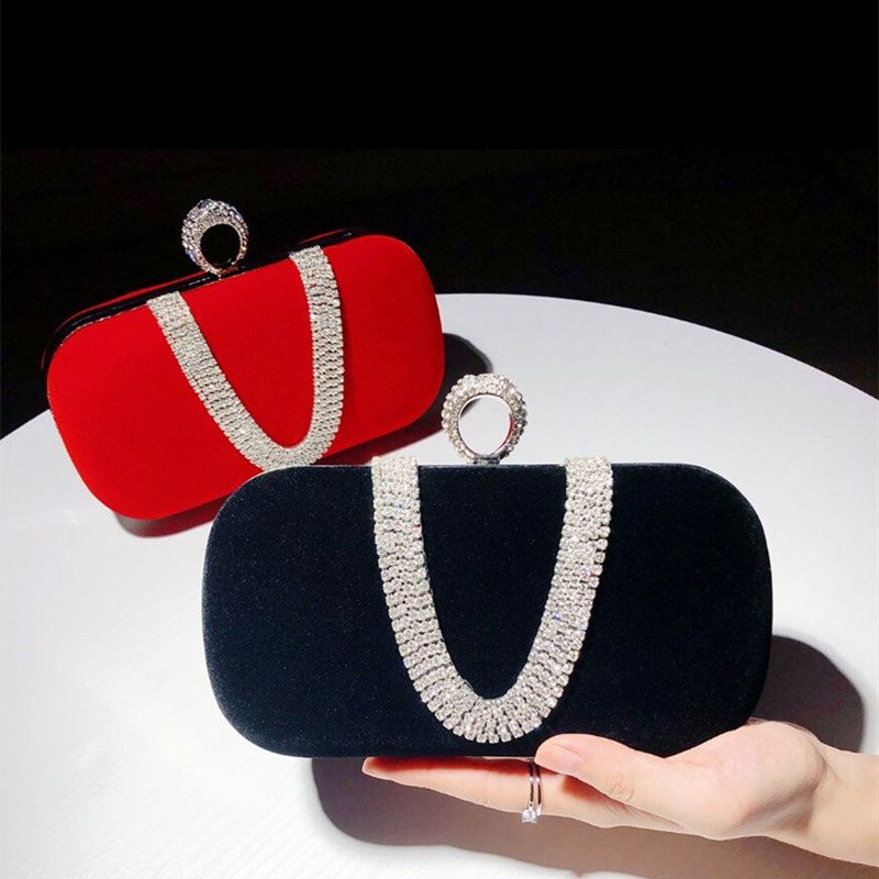 Celebrity Diamond Clutch Bag