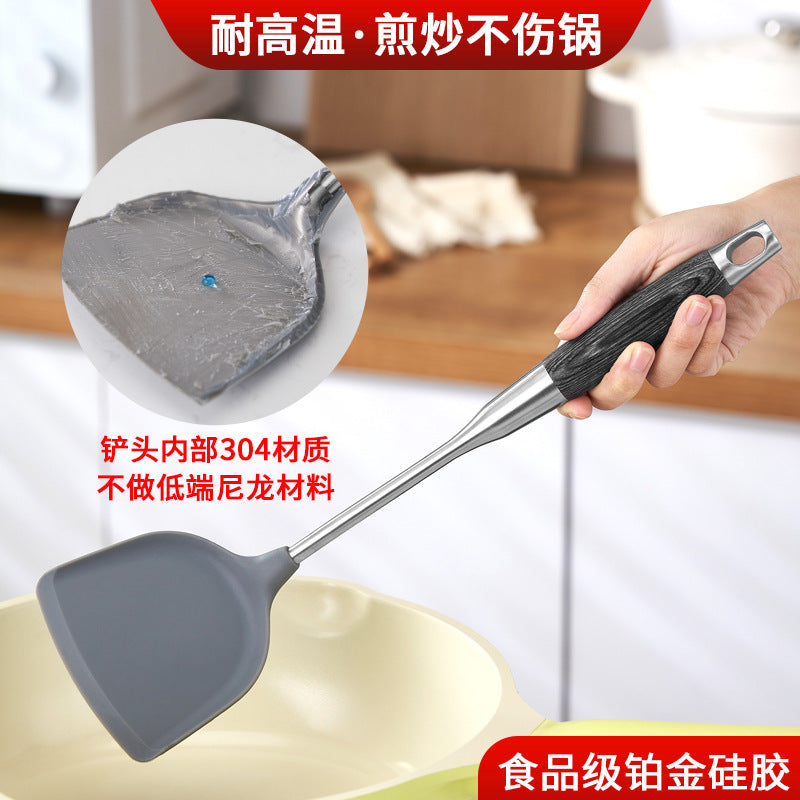 Silicone & Steel Spatula Set