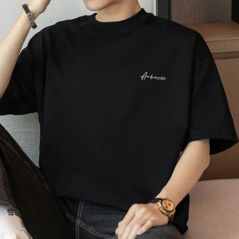 Heavy Cotton T-Shirt – American Style Printed Summer Tee
