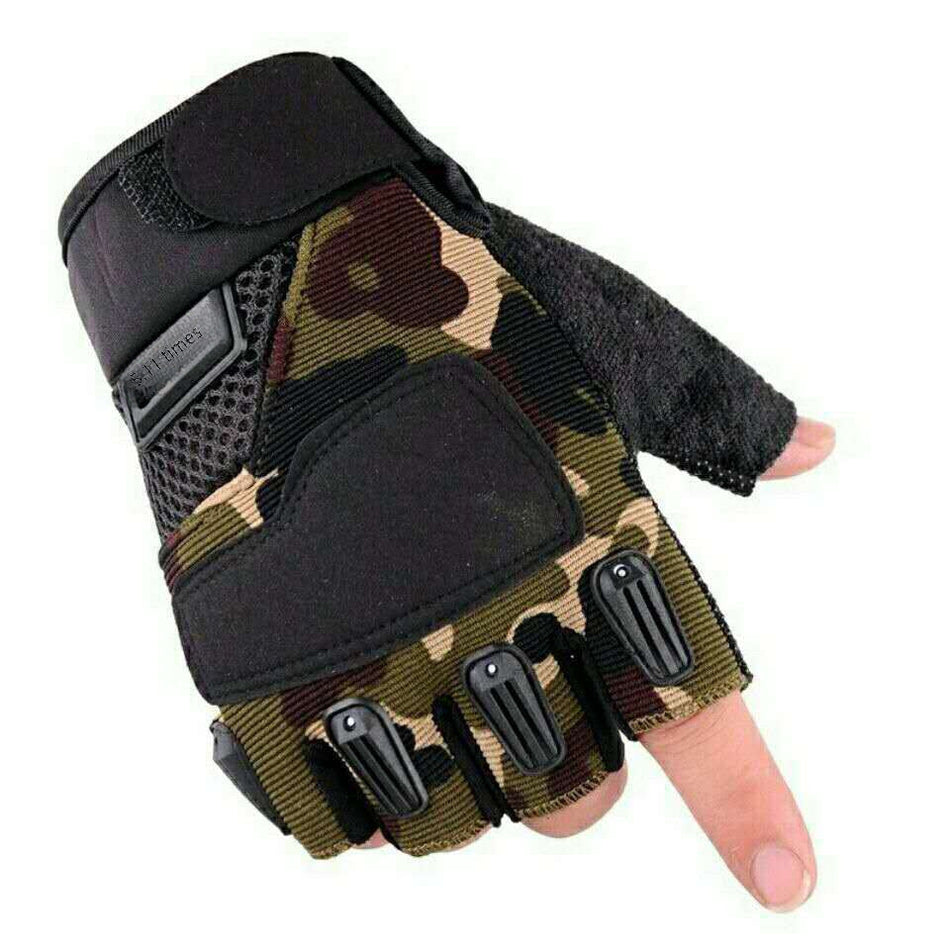 Men’s Half-Finger Tactical Gloves – Anti-Slip Outdoor Gear