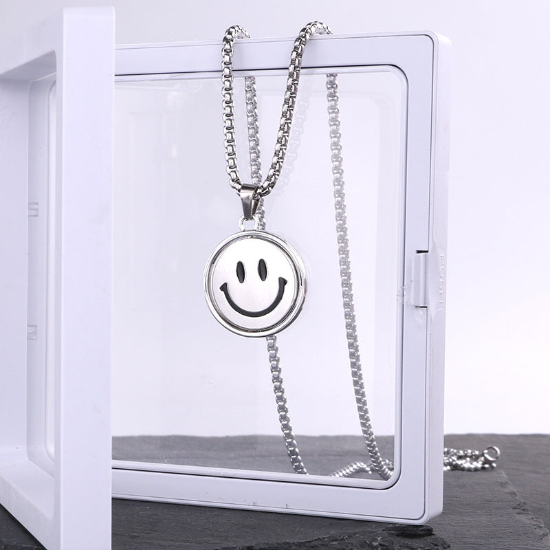 Titanium Steel Sweater Chain – Trendy Couple Necklace