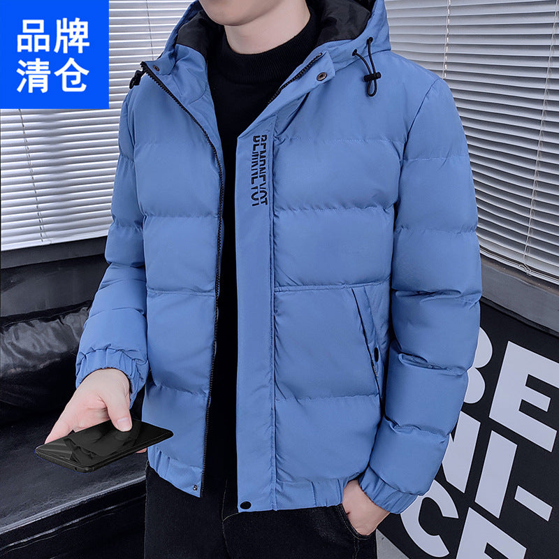 Men’s Hooded Down Jacket – Autumn & Winter Warm