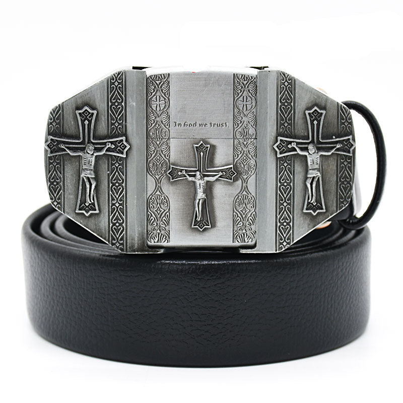 Creative Lighter-Style Personalized Leather Belt