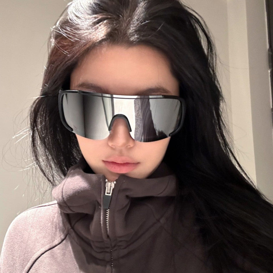 Outdoor Large-Frame Sports Sunglasses for Men & Women