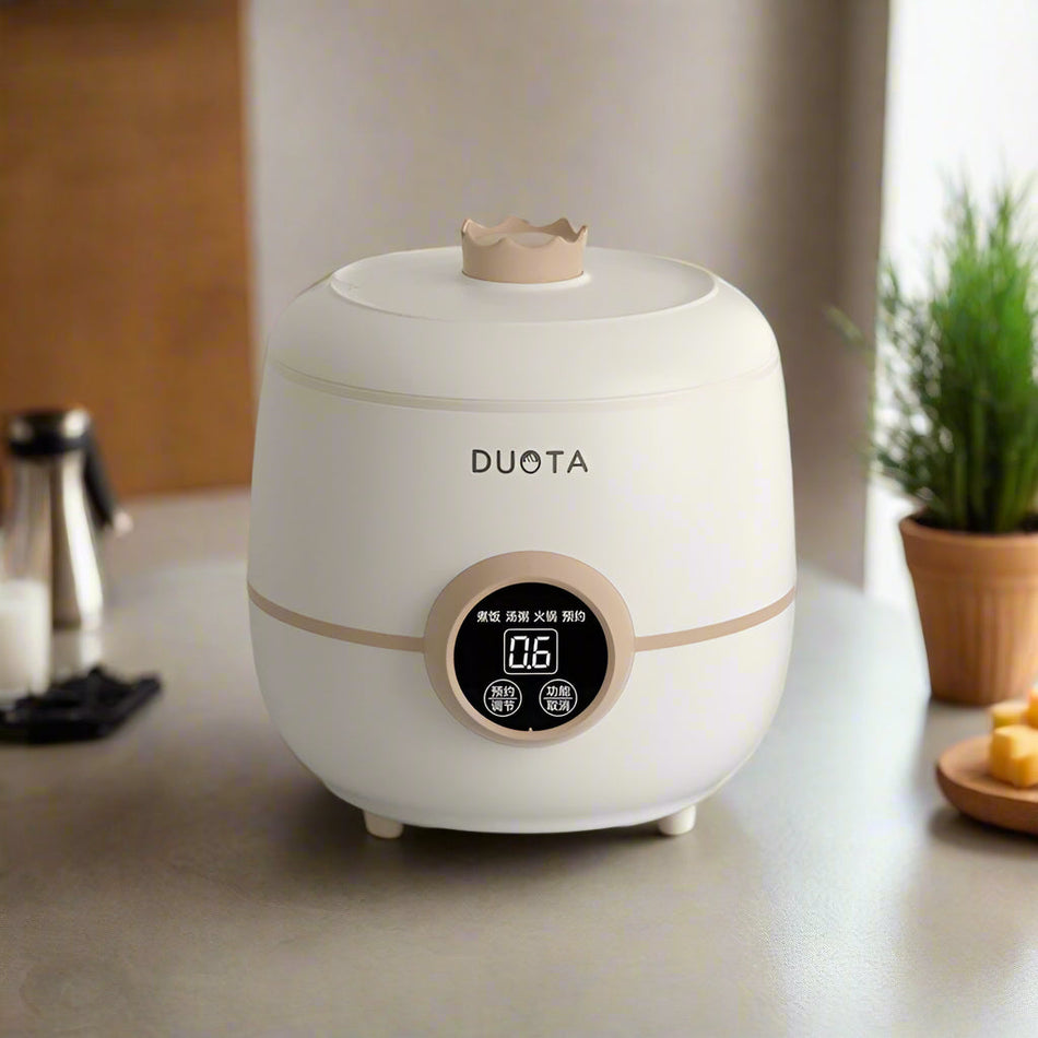 STOCK-Integrated Mini Rice Cooker – Steaming + Cooking