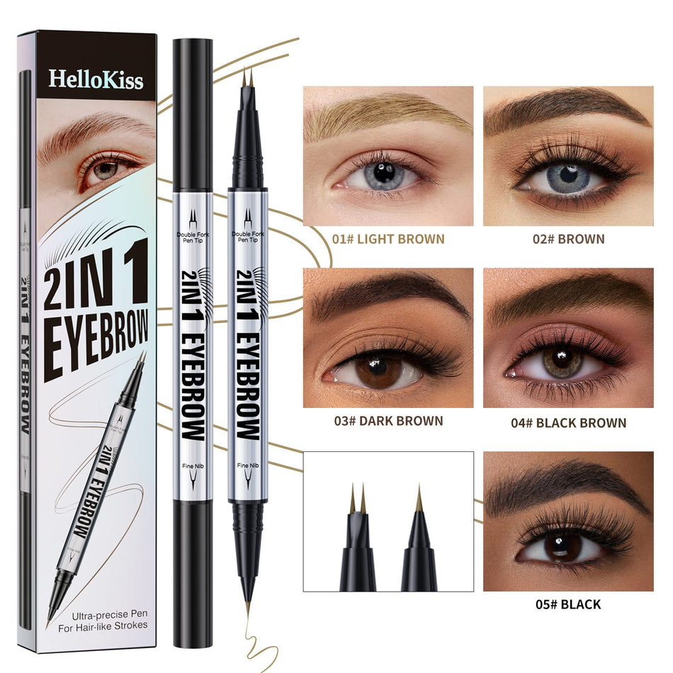 Hellokiss Double-Ended Liquid Eyebrow Pencil