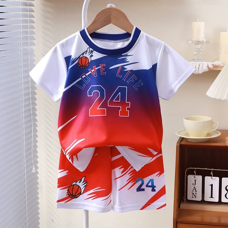 INSTOCK-Kids’ Summer Sports Suit Boys Quick-Dry Set