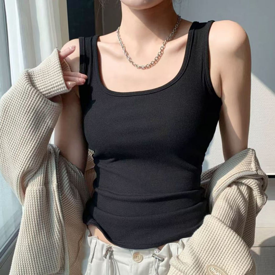 Square Neck Women's Camisole – Slim & Anti-Exposure