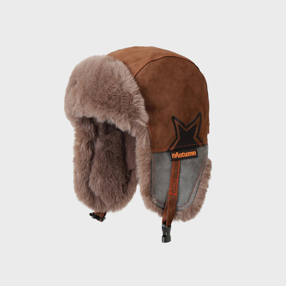 Men’s Fleece-Lined Winter Lei Feng Hat with Ear Protection
