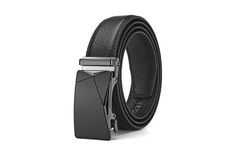 Double Sided First Layer Double Sided Tread Line Model men's First-Layer Cowhide Business Belt Flexible Durable Style