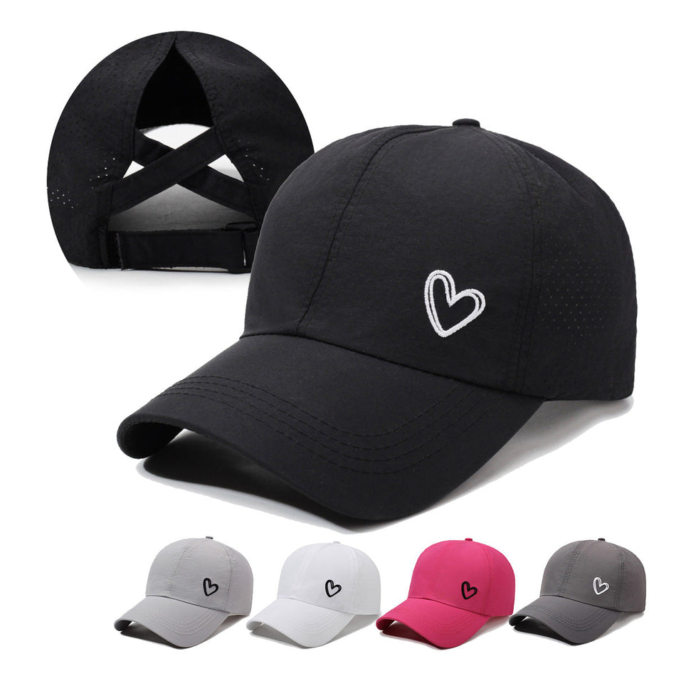 High Ponytail Baseball Cap for Women