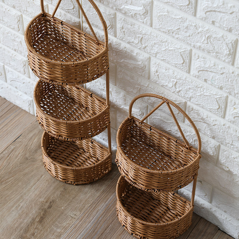 Multi-Layer Hanging Storage Basket for Bathroom