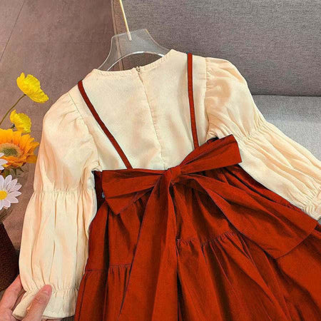 Girls Spring Princess Dress Birthday Outfit 2024 – Spring Autumn Kids Fashion Nepal | Tudoholic