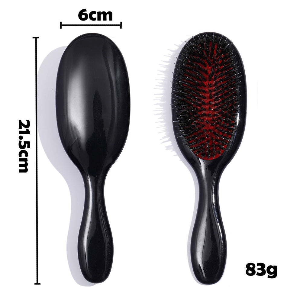 Classic Black Air Cushion Comb – Smooth, Everyday Styling