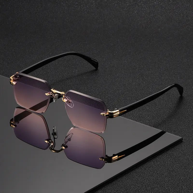 Square Metal Sunglasses – Unisex UV Protection