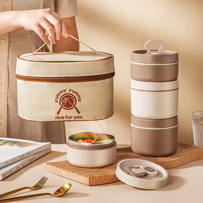 Oxford Aluminum Foil Lunch Bag for Men – Portable & Insulated