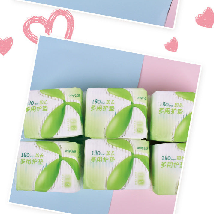 Anqi Mini Cotton Soft Sanitary Pads – 24-Pack Daily Use