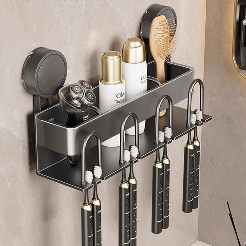 Suction Cup Toothbrush Rack with Gargle Cup