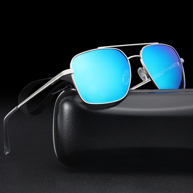 Retro Double-Beam Polarized Sunglasses – Unisex