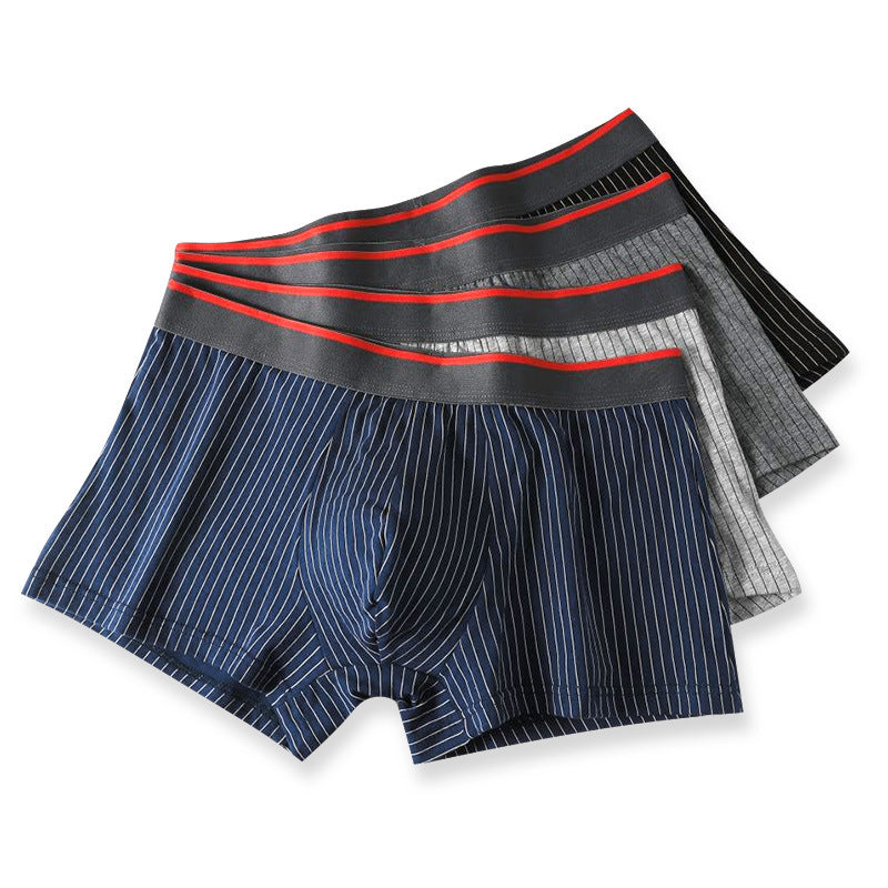 (Pack of 4)- Pure Cotton Boxers – Breathable & Soft Fit