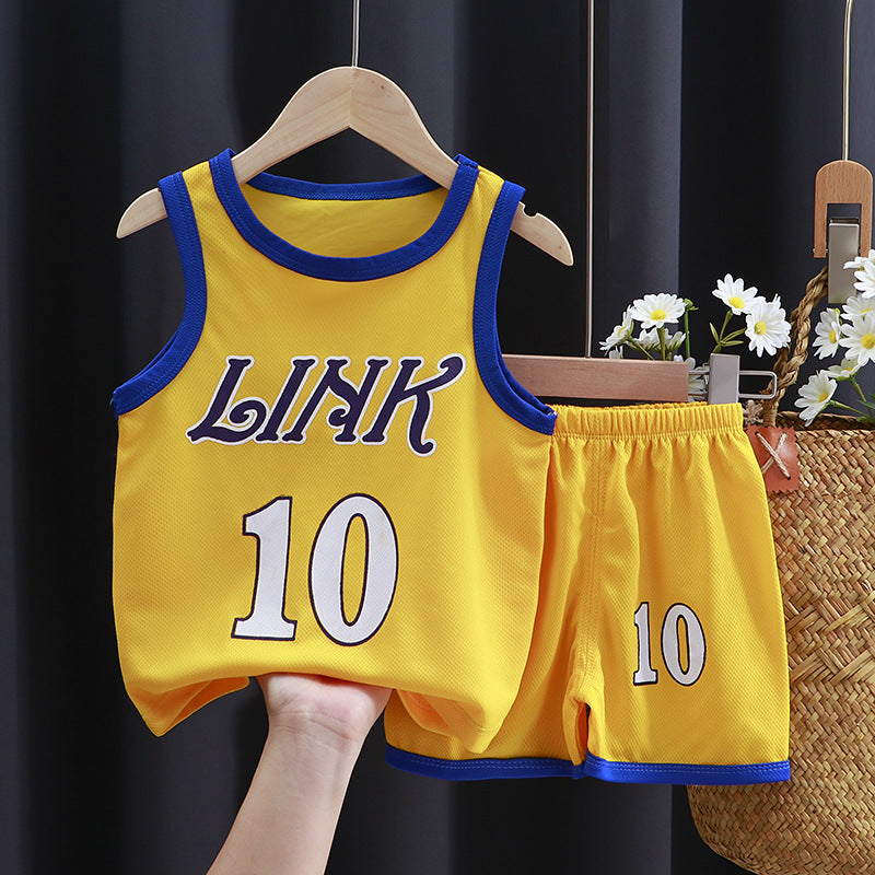 Kids’ Sleeveless Basketball Set