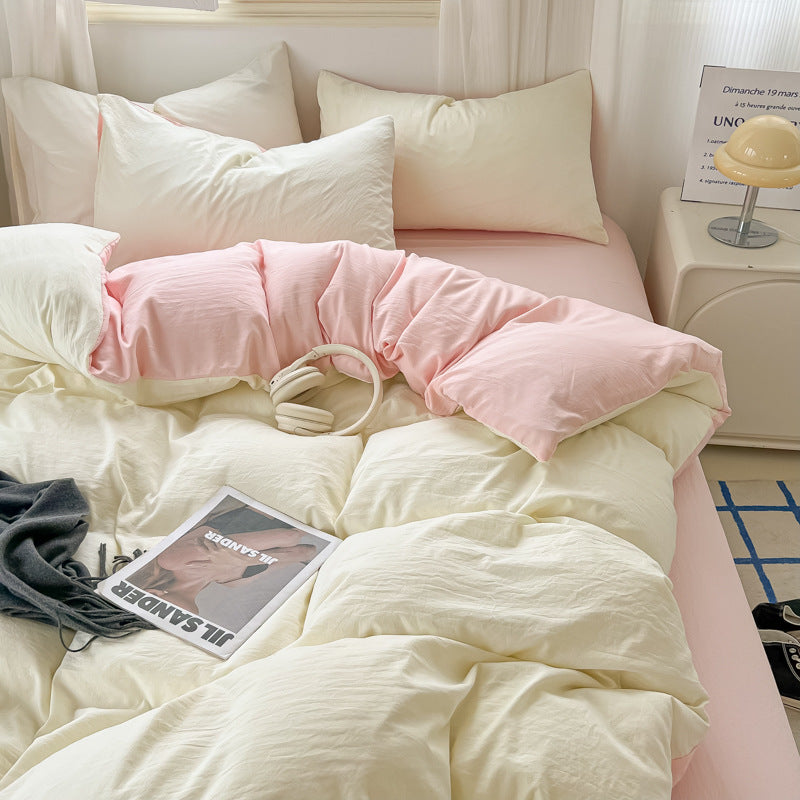 Class A Cotton 4-Piece Bed Set  Soft, Thick & Durable