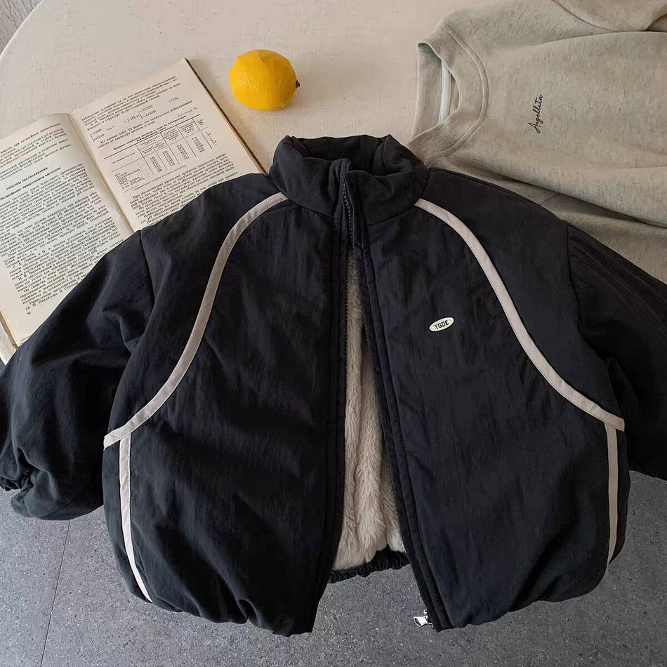 Boys’ Japanese-Style Warm Cotton Jacket