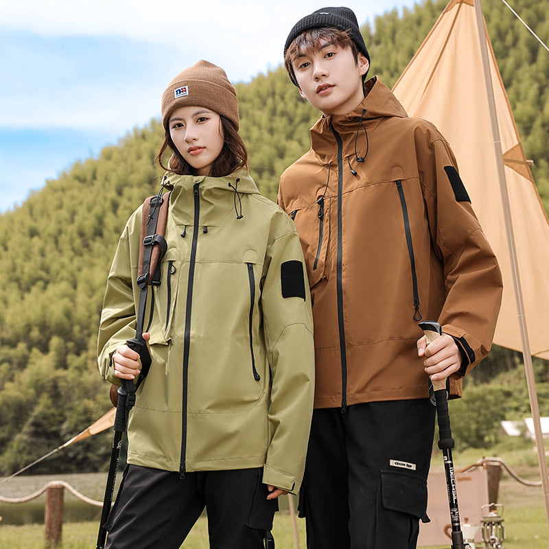 Outdoor Hooded Workwear Jacket – Men’s Korean Casual Couple