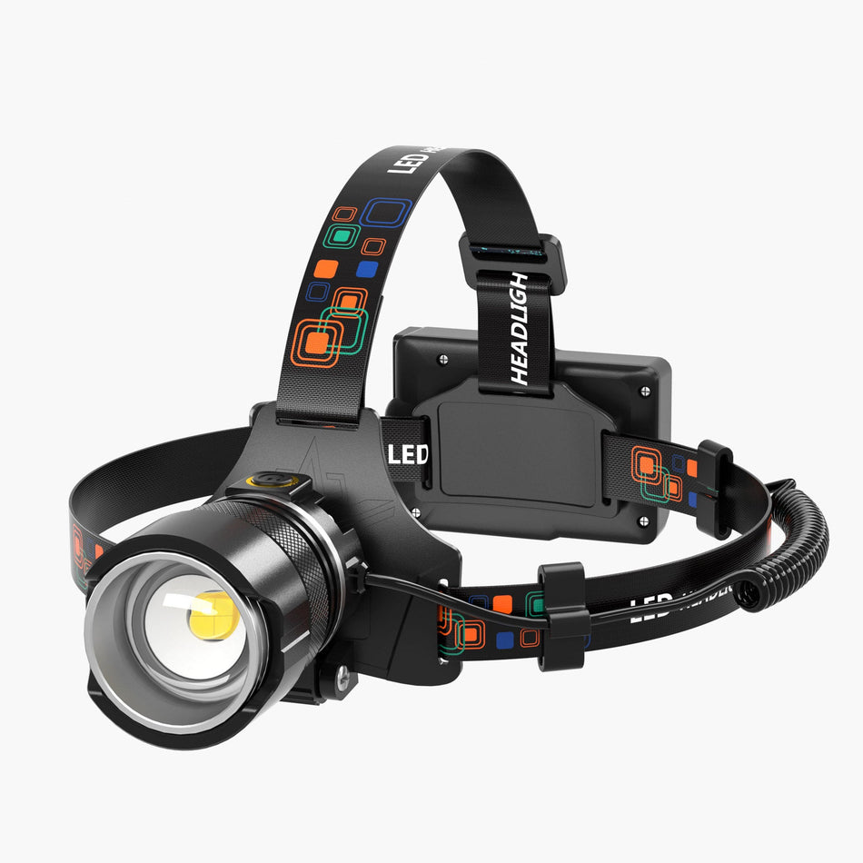 Rechargeable Outdoor Headlamp for Night Fishing & Camping