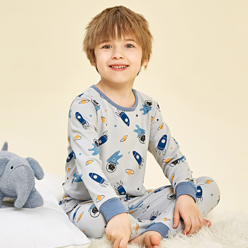 Cotton Kids' Autumn Set – Thermal Base Wear for Boys & Girls