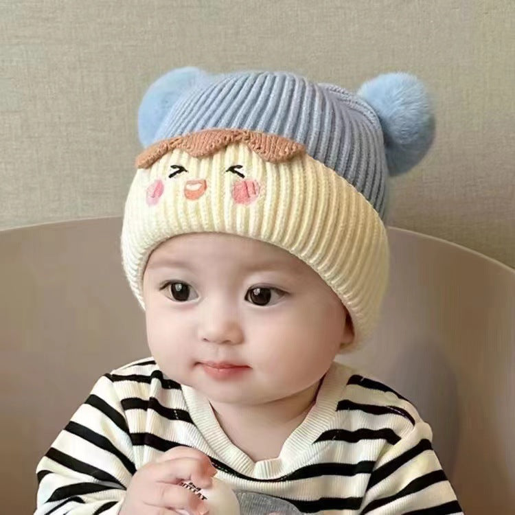 Knitted Thickened Warm Wool Hat Korean-Style Cute Earmuffs!!