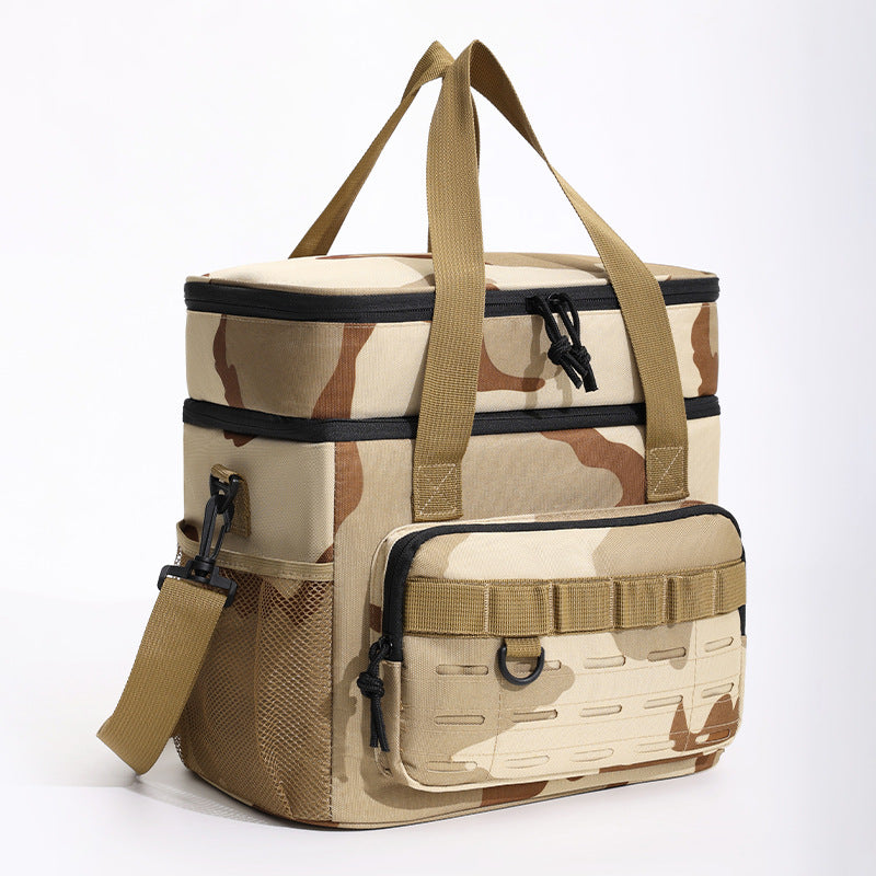 Double-Layer Large Capacity Insulated Picnic Ice Bag