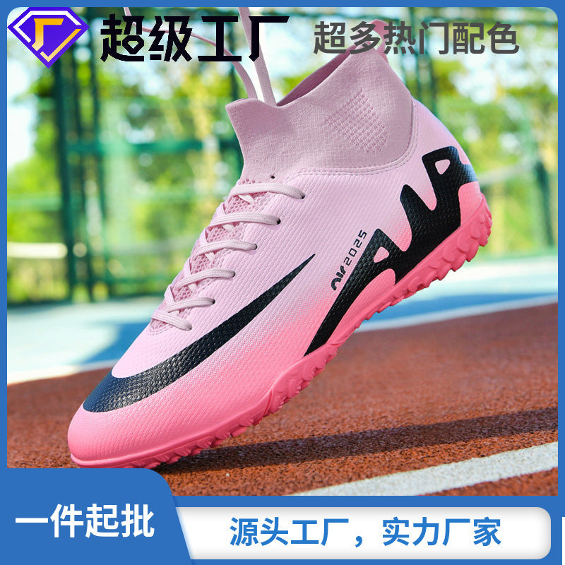 STOCK-High-Top Football Shoes | AG & TF Spikes for All Ages