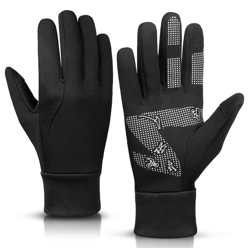 Men’s Cold-Proof Touchscreen Sports Gloves – Anti-Slip