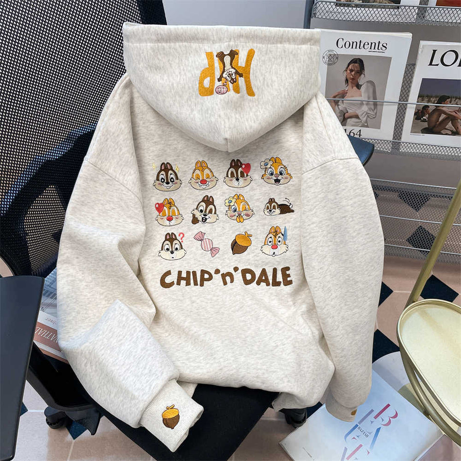 STOCK-Grey Fleece-Lined Hooded