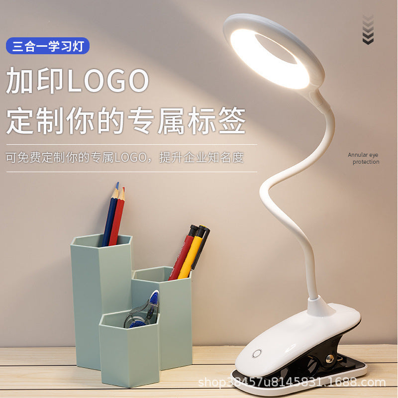 LED Rechargeable Dimmable Desk Lamp – Dual-Purpose Reading &