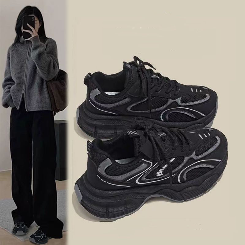 Black Dad Sneakers for Women
