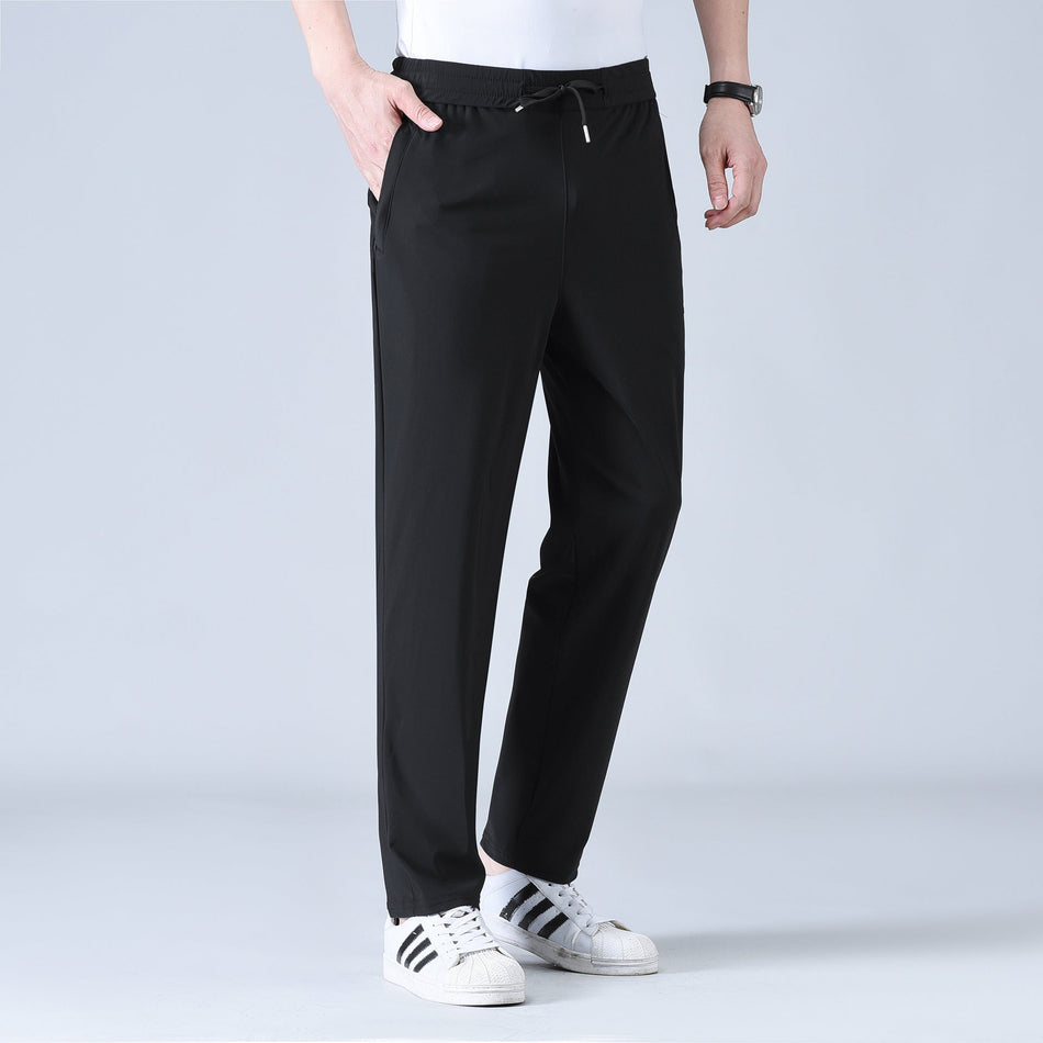 Ice Silk Straight Sports Pants Mens 2025