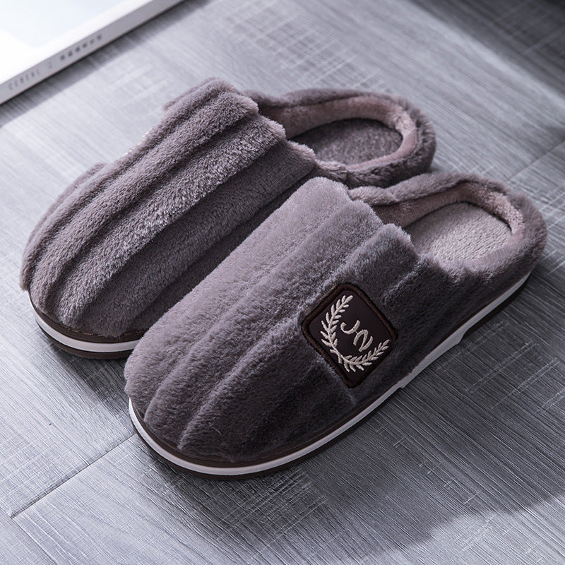 Extra Large Men’s Winter Cotton Home Slippers