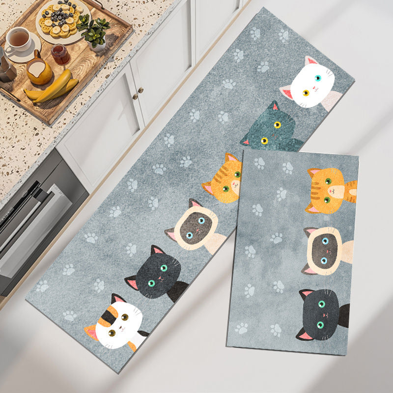 Waterproof Non-Slip Kitchen and Bathroom Floor Mat